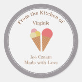 Aufkleber für Rustikaleis (Vorderseite)