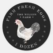 Aufkleber für Rustikales Hühnerfleisch (Vorderseite)