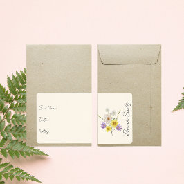 Aufkleber für Saatgutpackung | Blume - Packungseti