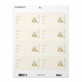 Aufkleber für Saatgutpackung | Blume - Packungseti (Vorne)