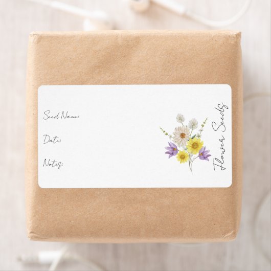 Aufkleber für Saatgutpackung | Blume - Packungseti (Insitu)