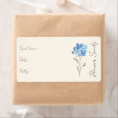 Aufkleber für Saatgutpackung | Blume - Packungseti (Insitu)