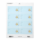 Aufkleber für Saatgutpackung | Blume - Packungseti (Vorne)