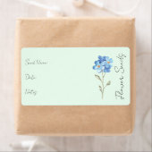 Aufkleber für Saatgutpackung | Blume - Packungseti (Insitu)