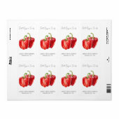 Aufkleber für Saatgutpackung | Gütesiegel für Bell (Vorne)