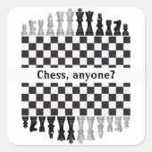 Aufkleber für Schachbrett und Teile (Vorderseite)