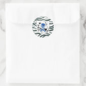 Aufkleber für Schädel und Kreuzknochen (Tasche)