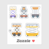 Aufkleber für Scheren (Blatt)