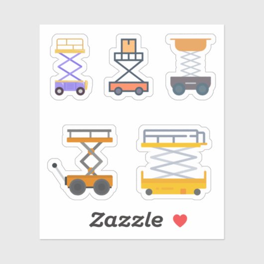 Aufkleber für Scheren (Blatt)