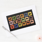 Aufkleber für schmutzige Alphabets (Umschlag)