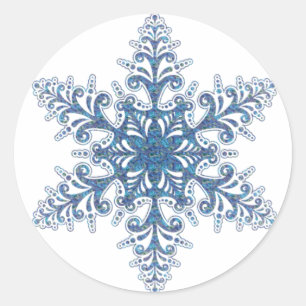 Aufkleber für Schneeflocken