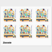 Aufkleber für Schulabbildungen (Blatt)