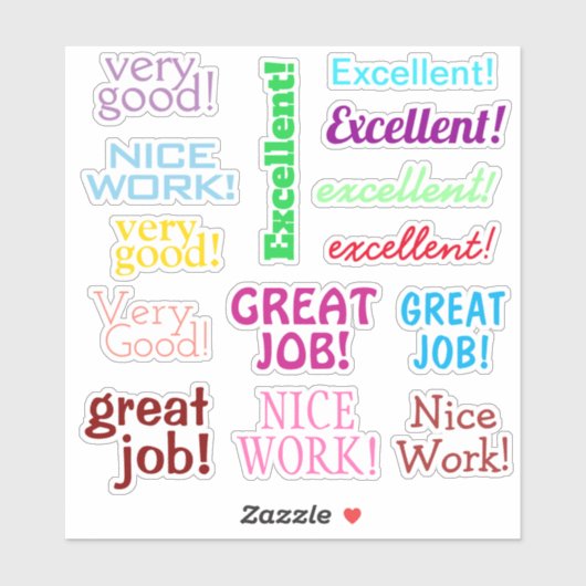 Aufkleber für Schulschüler (Blatt)