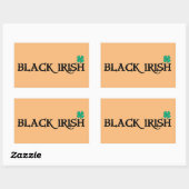 Aufkleber für Schwarz- und Türkenteile (Blatt)