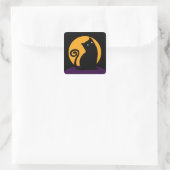 Aufkleber für Schwarze Katze (Tasche)