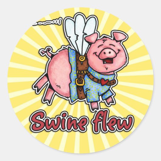 Aufkleber für Schweine (Vorderseite)