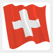 Aufkleber für Schweizer Flaggen (Vorderseite)