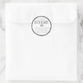 Aufkleber für selbstgemachte Badebomben (Tasche)