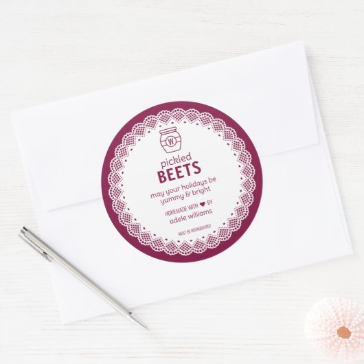 Aufkleber für selbstgepflückte Rüben (Umschlag)