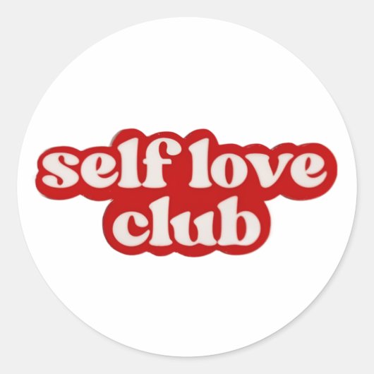 Aufkleber für Selbstständige Liebe (Vorderseite)