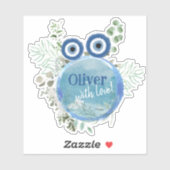 Aufkleber für Siegel personalisiert (Blatt)