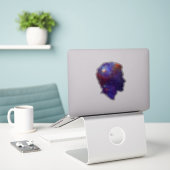 Aufkleber für Silhouetten (Laptop auf Schreibtisch)