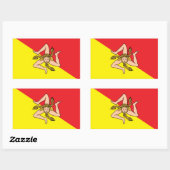 Aufkleber für Sizilien (Blatt)