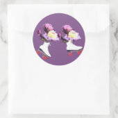 Aufkleber für Skate der Blume Peony (Tasche)