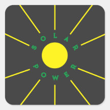 Aufkleber für Solar-Power
