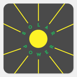 Aufkleber für Solar-Power