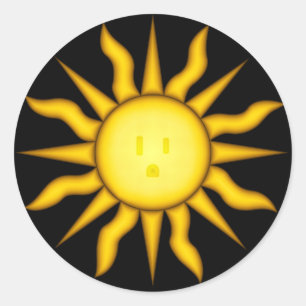 Aufkleber für Solarenergie