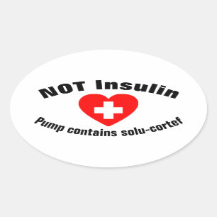 Aufkleber für Solu-Kortef-Pumpe