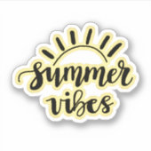 Aufkleber für Sommervibes (Vorderseite)