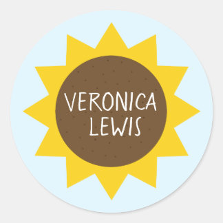 Aufkleber für Sonnenblumen