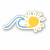 Aufkleber für Sonnenstrahlen (Vorderseite)