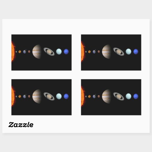 Aufkleber für Sonnensysteme (Blatt)