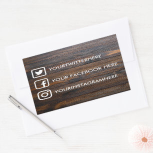 Aufkleber für soziale Medien