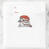 Aufkleber für Sparsamer Weihnachtsgeschenk (Tasche)
