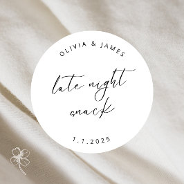 Aufkleber für spät abends