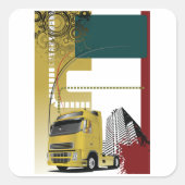 Aufkleber für städtische Lkw (Vorderseite)