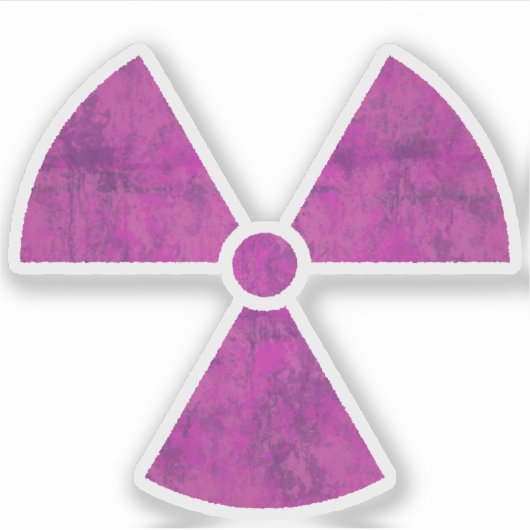 Aufkleber für Störstrahlsymbol (Vorderseite)