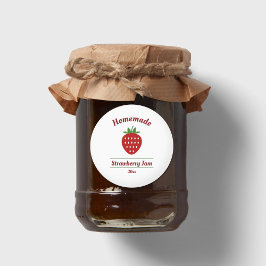 Aufkleber für Strawberry Jam Label