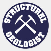 Aufkleber für Strukturgeologe (Vorderseite)