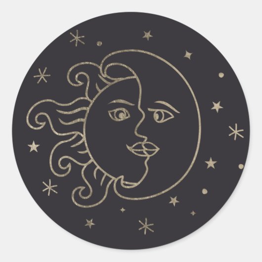 Aufkleber für Sun- und Moon-Goldfolie (Vorderseite)