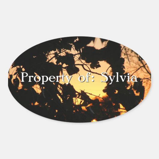 Aufkleber für Sunset-Blätter (Vorderseite)