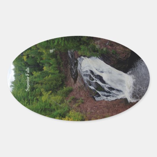 Aufkleber für Superior Falls (Vorderseite)