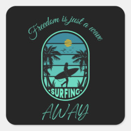 Aufkleber für Surfer