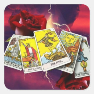 Aufkleber für Tarot-Karten
