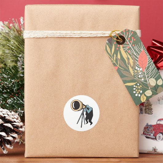 Aufkleber für Teleskop