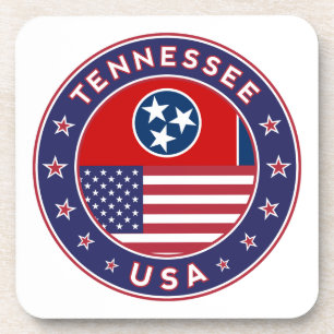 Aufkleber für Tennessee, Handy, Totbeutel, Uhr Getränkeuntersetzer